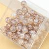 Joias com Esmalte Pontual Contas de Calcedônia Proteica Contas Soltas 10mm Pulseira DIY Acessórios de Pingente Jade Sintético Tinta Assada