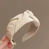 Diadema Nudada de Lunares Vintage para Mujer 2025 Nuevo Estilo Diadema Ancha Accesorio Elegante para el Cabello para Línea de Cabello Alta
