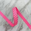 Cinta de puntos de 1 cm cinta de hilo cinta de puntos cinta ciruela cinta estampada material de lazo accesorios para el cabello hecho a mano DIY