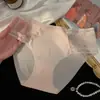 Pantaletas de Hielo de Seda sin Costuras de una Sola Pieza de Cintura Alta para Mujer, Cómodas y sin Marcas, con Tacto Natural y Control de Abdomen