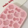 Molde de Silicona de Grado Alimenticio para Gatito Bandeja de Hielo Cubitos de Hielo Caseros Niña Helado Hogar Lindo Patrón de Forma de Dibujo Animado