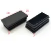 Fabricantes de Foshan Plugue de tubo de plástico PE Plugue retangular de três abas Tampa de pé de mesa, cadeira e banqueta Cobertura de pé de tubo de aço inoxidável Especificações completas