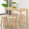 Mesa de Comedor de Madera Maciza para Uso Comercial en Restaurantes, Mesa de Comedor Rectangular Moderna y Sencilla, Mesa y Taburetes Sencillos Especiales para Cafeterías, Mesa de Madera Maciza