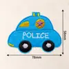Parches Bordados de Coches de Dibujos Animados, Parches Bordados por Computadora Multicolores para Decoración de Ropa Infantil, Suministro Transfronterizo