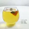 Taza Redonda Creativa para Cóctel, Vidrio de Borosilicato Alto Resistente al Calor, Taza para Café Latte Americano, Taza para Bebidas de Jugo, Taza para Postre