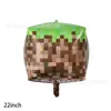 Globos de Dibujos Animados Transfronterizos de Minecraft de 18 pulgadas Globos del Juego Roblox Globos para Fiesta de Cumpleaños