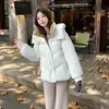 Chaqueta de Algodón Genuino para Mujer 2026 Estilo Nuevo Invierno Negro Petite Engrosada Abrigo Chaqueta Chaqueta de Algodón Plumas Chaqueta Acolchada