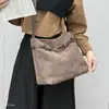 Bolso Bandolera Versátil de Cuero para Mujer, Estilo Nuevo, Gran Capacidad, Simple, de Moda, para el Viaje al Trabajo, Bolso de Mano Esmerilado 2026