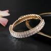 Pulsera Elástica de Diseño de Moda Europeo y Americano Transfronterizo con Circonita Completa Estilo Coreano Personalizada Innovadora Lujosa Versátil para Banquetes