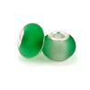 Contas facetadas furo grande contas de cristal de vidro resina fosca liga metálica furo grande contas para panela DIY contas soltas atacado