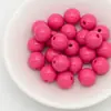 Contas Redondas Acrílicas de Cor Pura 10mm Contas Soltas Contas Espaçadoras Pulseira DIY Corrente de Celular Chaveiro Acessórios de Joia