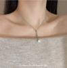 Nuevo collar de perlas de imitación de calabaza hueca de estilo chino para mujer, ligero, de lujo, de alta gama, elegante, sencillo, con cadena de lana que combina con todo.