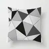 Amazon Shopee Muebles para el Hogar Populares Funda para Cojín de Sofá Funda para Cojín Geométrico Abstracto Moderno Simple