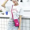 Bolsa diagonal para teléfono móvil al por mayor Nueva Bolsa pequeña para mujer Bolsa de tela para teléfono móvil bolsa vertical para cuello brazo muñeca monedero