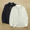 Coleção Primavera 2026 Estilo Étnico Retrô Bordado Camada Dupla Gaze Cardigan Feminino Manga Longa Camisa Top Tendência Atacado