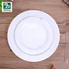 Plato de Cena Heten Ps con Estampado Dorado, Plato de Plástico Estilo Occidental, Plato para Frutas, Plato con Estampado Dorado de 19/26 cm al por Mayor