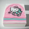 Outono e inverno novo Kulomi Stitch Jacquard chapéu de malha Anime desenho animado Sanrio quente pulôver chapéu de lã