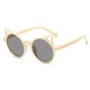 Gafas de Sol con Forma de Cabeza de Gatito para Niños y Niñas, Orejas de Gato, Gafas de Sol Lindas y Divertidas, Visera Solar Anti-UV