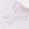 Pendientes minimalistas de borla con forma de arco para mujer, diseñados para realzar la apariencia de un rostro más delgado, populares en redes sociales, largos y sencillos