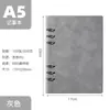 Cuaderno de Hojas Sueltas A5 para Negocios, Bloc de Notas de Oficina con Grapa, Libro de Actas de Reunión, Set en Caja de Regalo, Personalizable con Logo