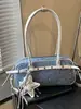 Bolso de mano versátil de moda transfronterizo 2026 nuevo nicho retro para el trabajo, bolso de hombro tipo baguette para el antebrazo, bolso cruzado