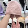 Chapéu de Lã Tricotado com Franja na Parte de Trás, Abertura Traseira, Proteção para Orelhas, Gancho de Mão para Mulheres, Outono e Inverno, Novo Estilo Japonês, Biqueira de Veludo Angorá