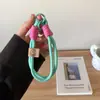 Cuerda Corta de Dopamina Correa para Teléfono Móvil Correa de Muñeca Llavero de Tarjeta Colorido Clip Colgante Cuerda de Teléfono Móvil Linda de Dibujos Animados