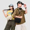 Riñonera de Nailon de Color Sólido Nueva Ligera Unisex para Viajar Cruzada Pequeña Bolsa de Almacenamiento Portátil para Exteriores Bolsa en el Pecho En Stock Venta al por Mayor