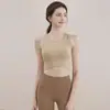 Esportes de Verão Look Emagrecedor Calças de Yoga Fitness Pilates Roupas de Yoga Respirável Costas Bonitas Camiseta Esportiva Fitness Feminina Liquidação
