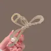 Nueva Pinza para el Cabello de Perla Dorada y Pedrería Disco Grande para la Parte Trasera de la Cabeza de Mujer Pinza de Tiburón Accesorios para el Cabello