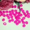 36 Cuentas de Esquina Facetadas Acrílico Transparente Cuentas Sueltas de Colores Cuentas para Jarrón Cuentas Hechas a Mano con Galvanoplastia DIY Accesorios para Joyería