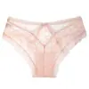 Bragas Francesas Sexys de Encaje para Mujer, Ultradelgadas, Puro Deseo, Caladas, Lazo, Encaje, Levanta Glúteos, Tiro Bajo, Tanga