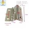 Bisagra para puerta de armario, bisagra para muebles de tres pliegues y cinco agujeros, caja de madera, caja de madera, bisagra para zapatero, bisagra plegable para muebles