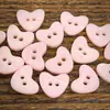 Botones coloridos en forma de corazón para coser ropa, decoración de scrunchies, botones para cárdigan de punto con cuentas, botones especiales hechos a mano para manualidades