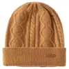 Chapéu de Cashmere Feminino 100% Cashmere Puro Outono e Inverno Proteção para as Orelhas Proteção contra o Frio Moda Casual Mais Fácil de Combinar Chapéu Quente de Tricô