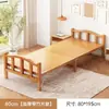 Cama plegable de bambú individual/doble simple para el hogar, cama refrescante para adultos de 1.0 m para siesta, habitación de alquiler, cama plegable de bambú para siesta