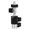 Adaptador de Luz de Relleno para Equipo Fotográfico Adaptador de Flash Metálico Accesorios de Aleación de Aluminio Soporte Doble de Luz Tipo H