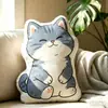 2026 Modelo Nuevo Almohada de Peluche Divertida con Forma de Animal y Patrón de Impresión Digital, Almohada Casera Casual y Cómoda