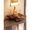 Mesa de altar mesa de incienso uso doméstico estilo chino altar budista mesa de Guan Yu plataforma budista de pared mesa de deidad práctica mesa de altar plataforma budista mesa de altar