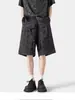 Directamente del fabricante: Shorts de Verano para Hombre Estilo Americano con Parches Rasgados, Largo de Cinco Puntos, Frescos y Elegantes, Pantalones Casuales Sueltos de Talla Grande