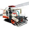 Colheitadeira de Esteiras Full-Feed de 120 HP Colheitadeira de Arroz Trigo Uma Máquina Colheitadeira Multiuso
