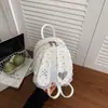 Mochila Nueva de Lunares Estilo Coreano Mochila Pequeña para Ir al Trabajo Linda Alta Apariencia Mochila Versátil Moda Estudiante Bolsa Escolar