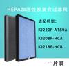 Adecuado para filtro de purificador de aire Haier KJ200F-A180A elemento filtrante KJ218F-HCB 208F-HCA