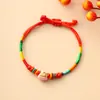 Accesorios para el Festival del Bote del Dragón Bolsitas Perfumadas Bordado Hecho a Mano DIY Tejido de Cuerda de Cinco Colores Zongzi Estilo Antiguo Hojas Iridescentes Accesorios Venta al por Mayor