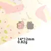 Pendente de Liga de Menina Desenho Animado Pingando Óleo Acessórios para Joias DIY Pulseira Colar Brinco Material de Pingente Atacado 14m