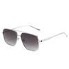 1926 Atardecer Degradado Neón Marco Cuadrado Doble Puente Metal Marco Grande Gafas de Sol Amazon Hombres y Mujeres Venta al por Mayor