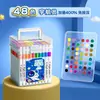 Canetas marcadoras acrílicas para alunos do ensino fundamental, opacas e empilháveis, canetas aquarela infantis, canetas acrílicas laváveis, canetas coloridas.