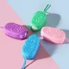 Novo Esfoliador de Costas de Silicone com Bolhas, Ferramenta de Massagem Esfoliante, Removedor de Pele Morta Dupla Face, Escova de Banho Esfoliante