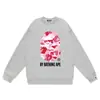 Sudadera Camuflada de Marca de Moda Transfronteriza de Comercio Exterior para Hombre Otoño e Invierno Manga Larga Estampado de Letras Holgada Cuello Redondo Pulóver Top Casual