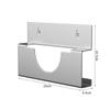 Gancho para tablero con agujeros, herramientas de hardware con agujeros cuadrados, estante de almacenamiento universal para accesorios de pared, herramientas de belleza para automóviles, estante para colgar placas